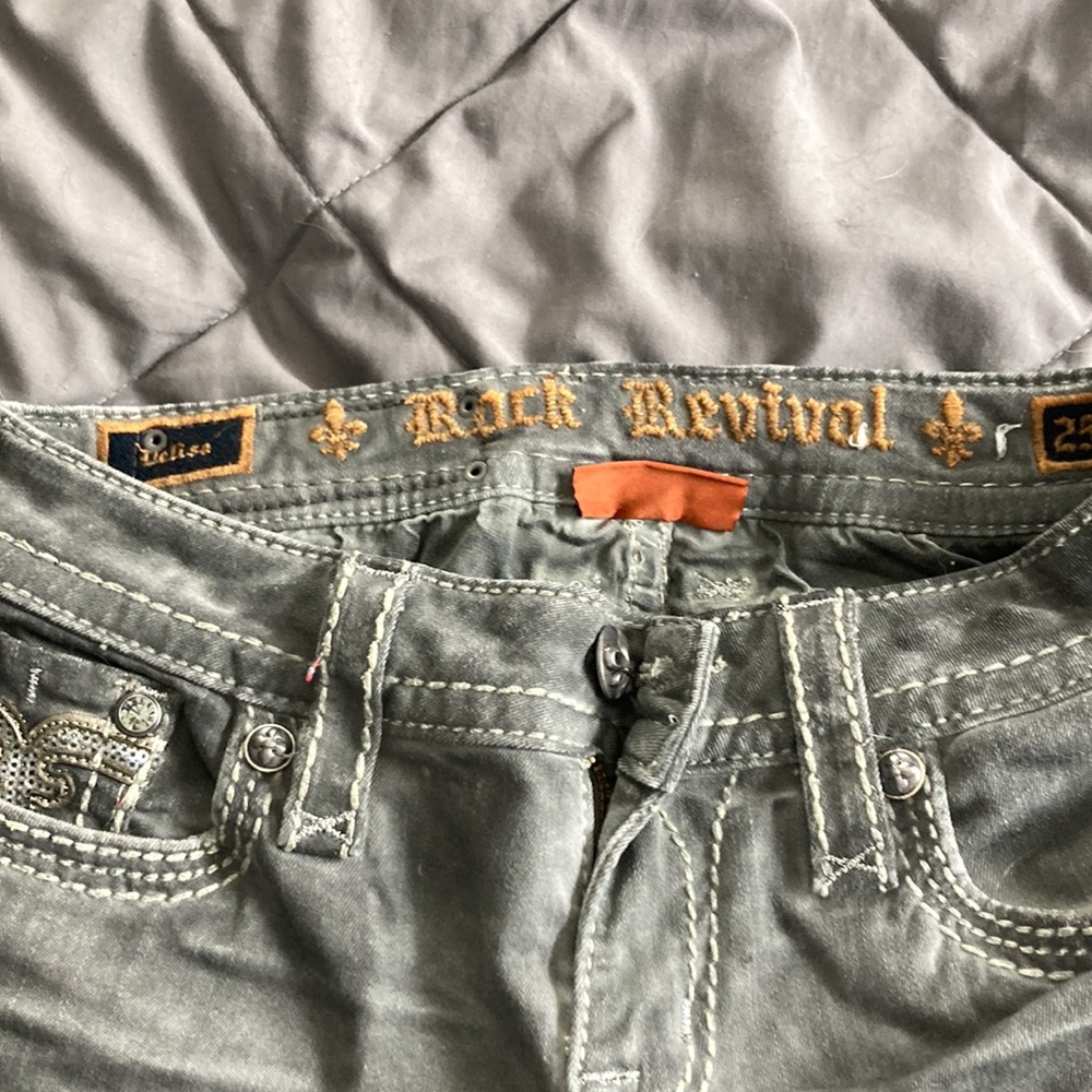 Grey Rock Revival skinny jeans